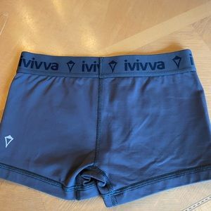Gray Ivivva dance/cheer size 8 shorts